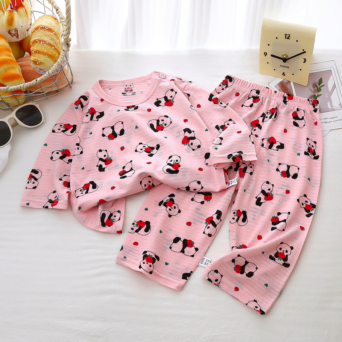 Traje de servicio a domicilio para niños verano nuevo pijamas para bebés ropa de aire acondicionado para niños ropa a domicilio para niñas ropa para niños al por mayor