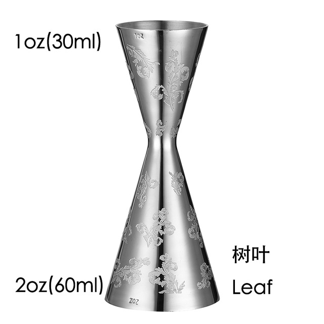 Dispositivo de medición de vino indio taza de onza cóctel taza de medición de doble cabeza 30/60 barman taza de Oz especial Jigger