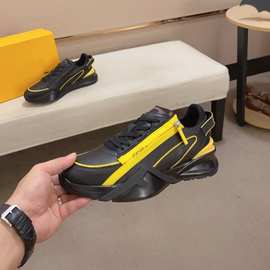 冬季高端精品男鞋酷奇休闲拼色运动鞋欧洲站厚底增高老爹鞋ins潮