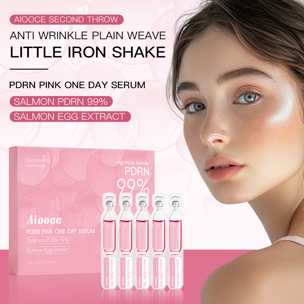 aiooce Salmon Serum Protein Peptide Single-use Essence 2ml*10 individual portable facial serums
