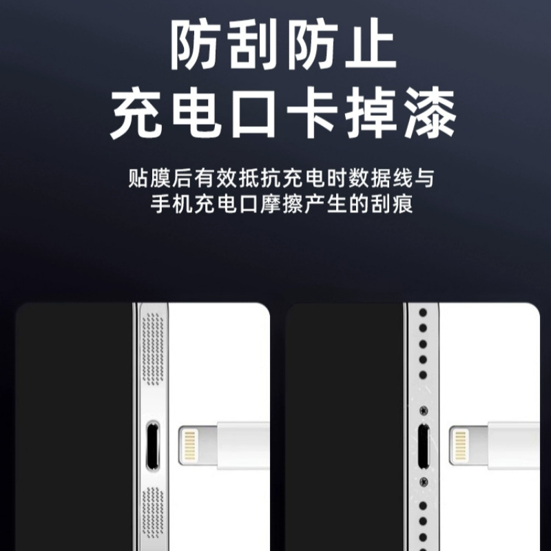 Aplicable para OPPO Reno12Pro teléfono móvil a prueba de polvo red altavoz auricular puerto de carga metal integral pegatina de protección a prueba de caídas