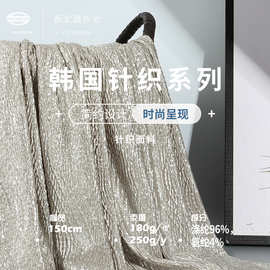 新款 涤氨弹力化纤提花布料 180g烫金褶皱网布 女装连衣裙T恤面料