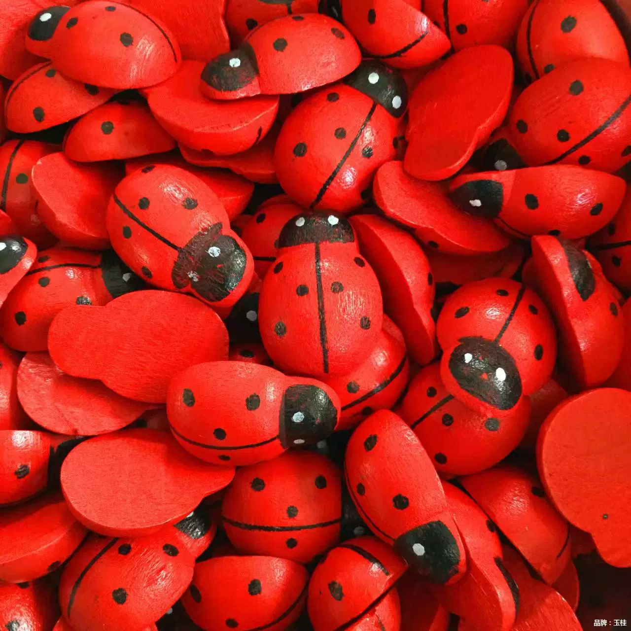 Домашний мини-маленький божья коровка микро-пейзаж мини-маленький божья коровка пасторальный деревянный маленький жук световая доска не содержит двойных сторон