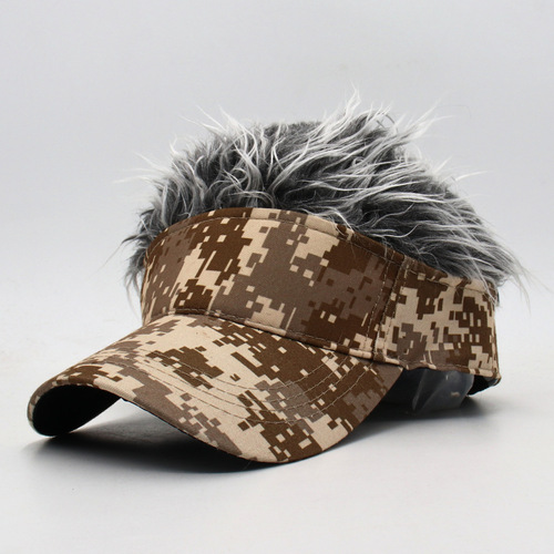 AliExpress Cross-Border Wigs Baseball Cap Men's European & American Streetwear Trendy Snapback Performance Hip-Hop Sun Hat