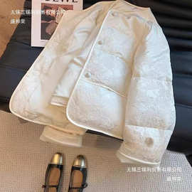 工厂直销大码胖mm新中式国风盘扣羽绒棉服女冬季新款感超好看