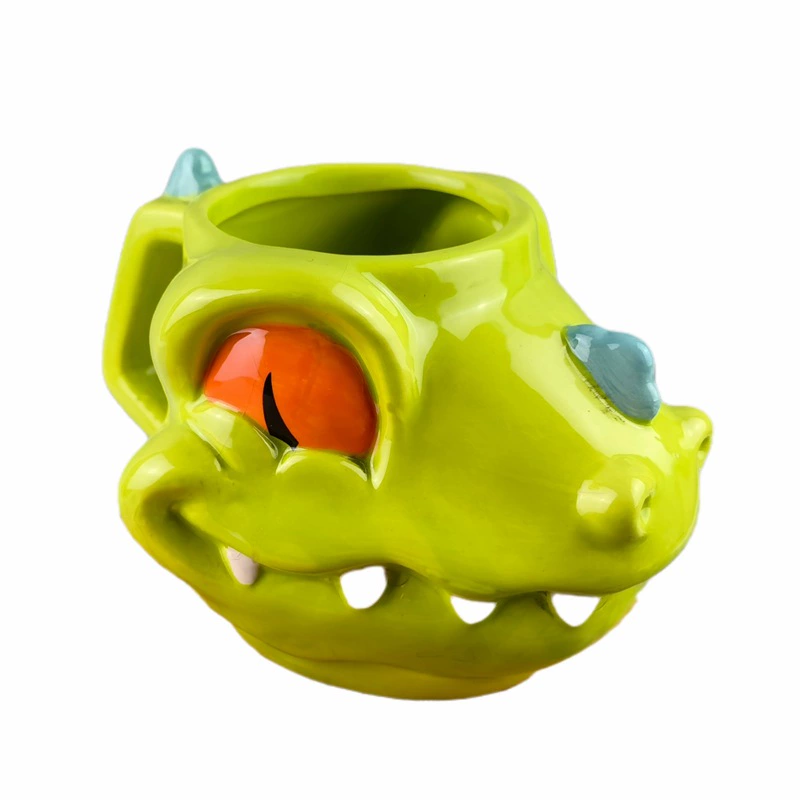 Кружка-динозавр мультфильм керамическая животное чашка 3D ручная рисованная карикатура креативная офис детская водяная чашка