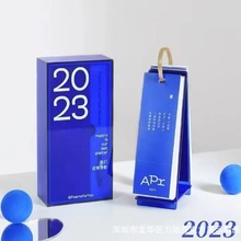 2024年台历 日历 亚克力创意礼品龙年台历 翻页画册相册桌面摆件