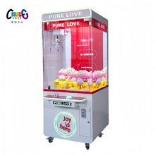 新款全透明娃娃机网红夹占机动漫城儿童乐园礼品类游戏机抓公仔机