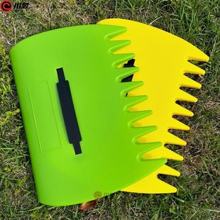 Thickened outdoor deciduous leaf clip gardening plastic rake collecting deciduous leaf collecting rake for garden garbage collector