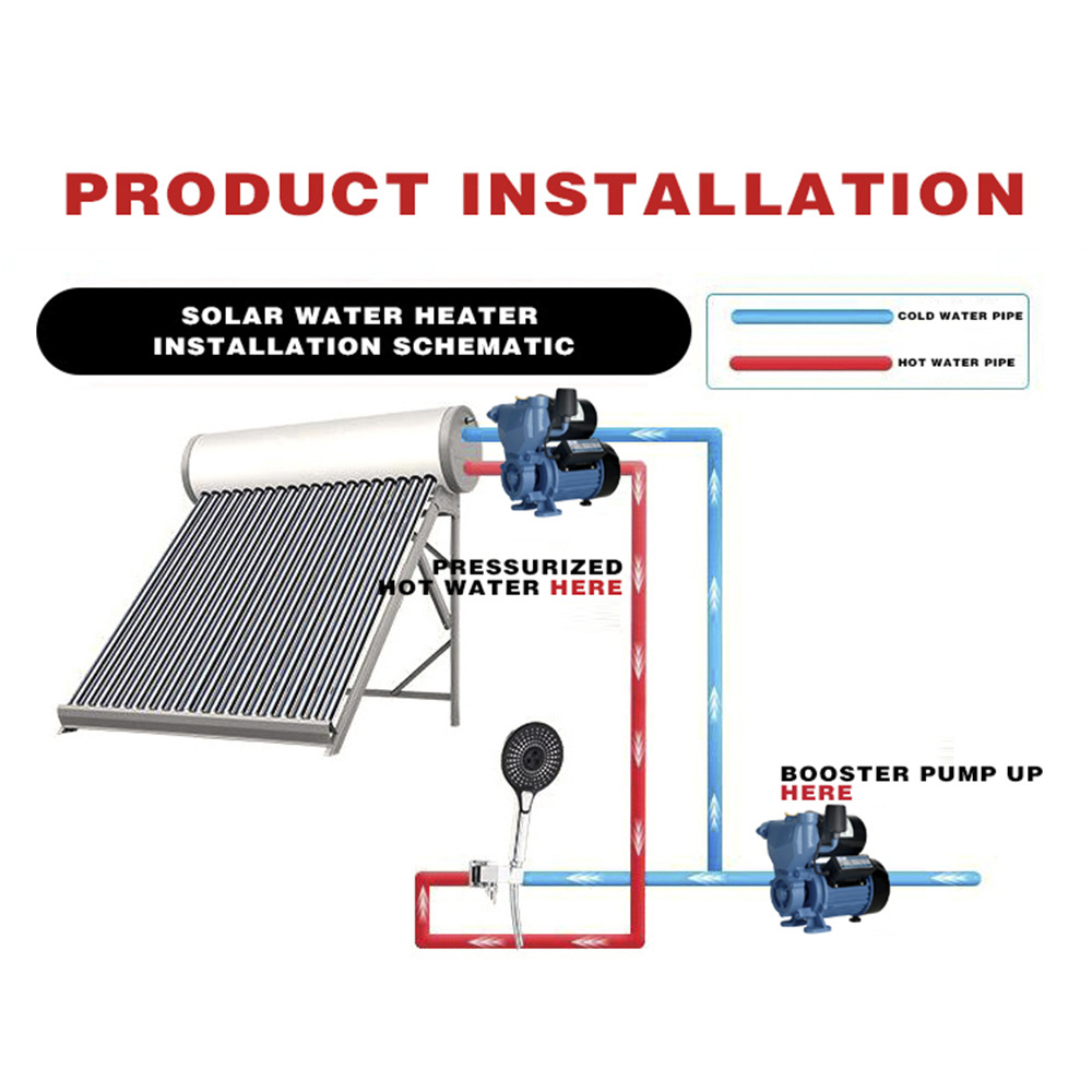 Bomba automática de agua caliente y fría WZB-A para uso doméstico general con arranque automático y parada de aumento de presión