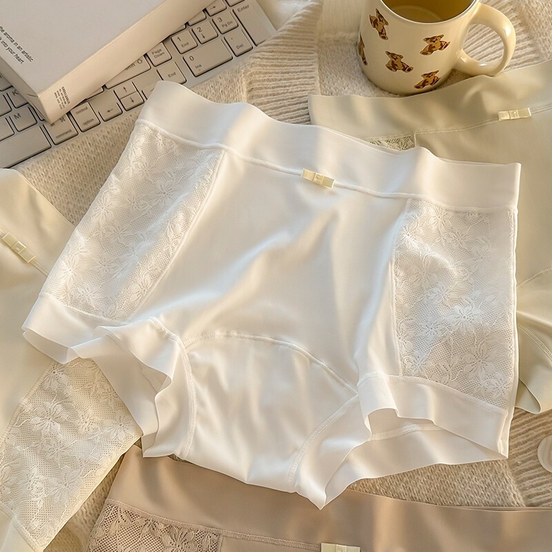 Sexy Seamless Women's Panties with Pure Cotton Crotch, 2026 New Model, Mid-Waist, Tummy Control, Comfortable, Hip-Hugging, Women's Boxer Shorts