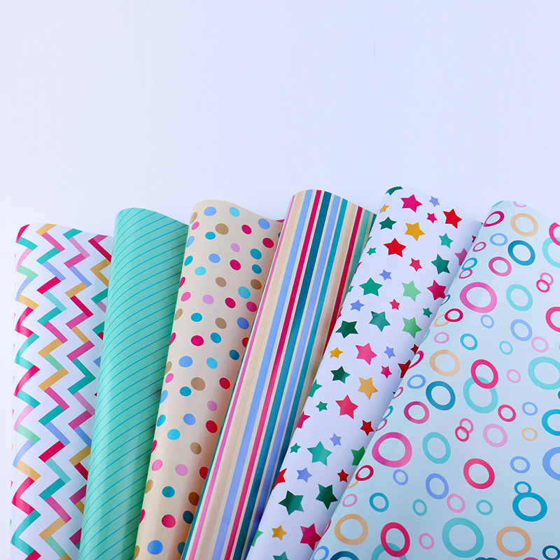 Nuevo papel de regalo transfronterizo para cumpleaños, papel decorativo para cajas de regalo con dibujos animados, productos transfronterizos de venta caliente al por mayor image 13