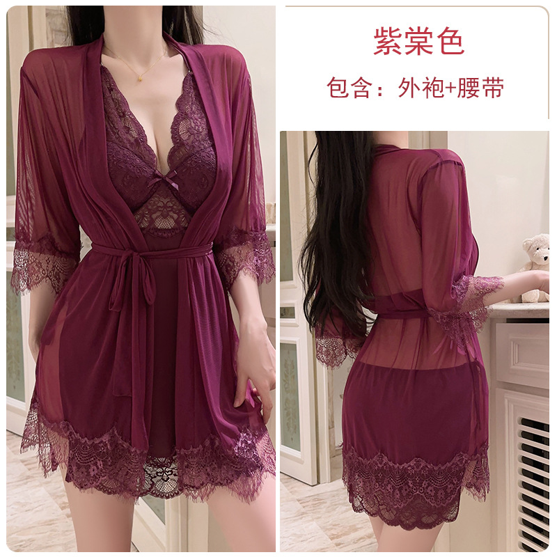 525 퍼플 탱 컬러 (로브+벨트)