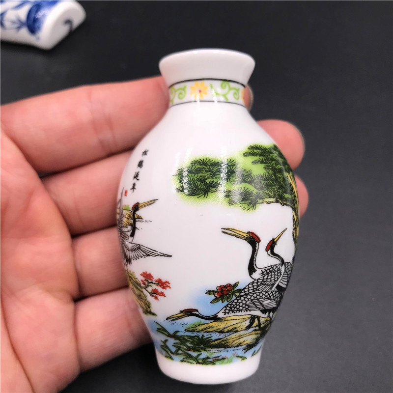 中国風陶磁器青花磁器花瓶冷蔵庫に記念品を貼った家庭装飾品ビジネスは老外ギフト磁石大を送る|undefined