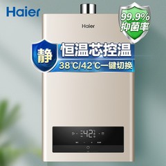ハイアールガス給湯器家庭用天然ガス 16 リットル L 周波数変換インテリジェント恒温バスシャワーバス強力な排気タイプ