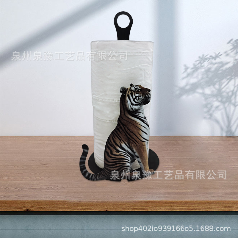 国境を越えた売れ筋ペット動物鉄製ペーパータオルホルダーレストランリビングルームデスクトップペーパータオルホルダー|undefined
