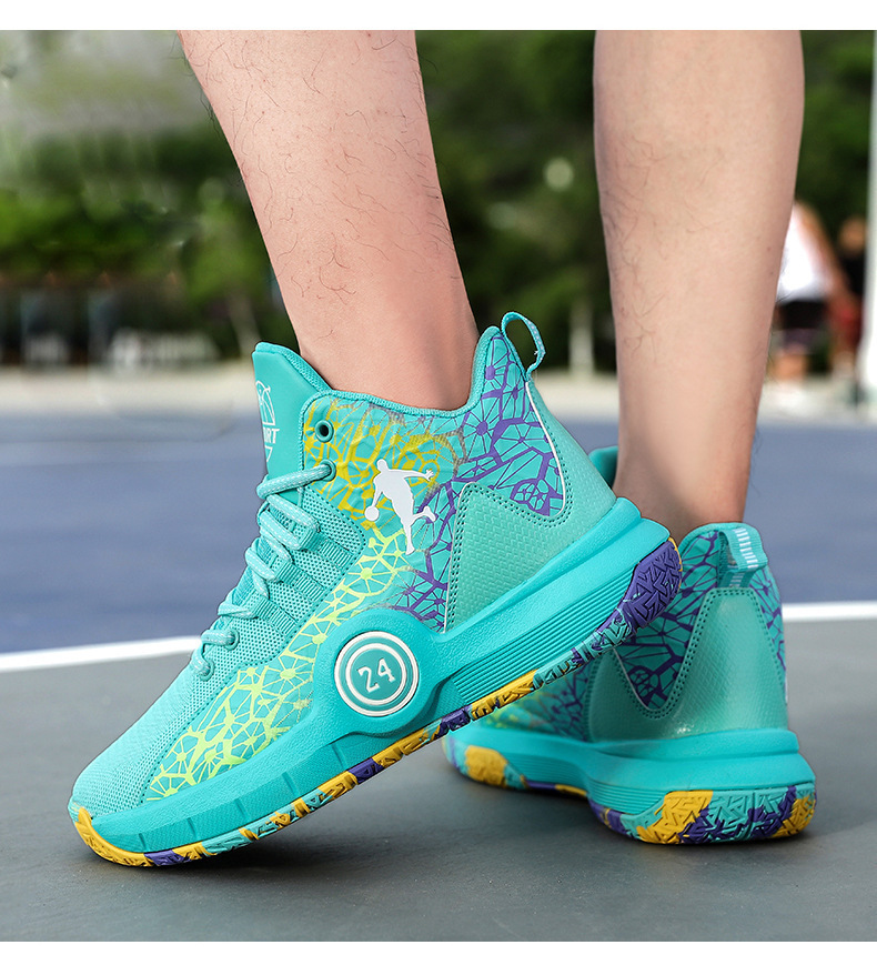 Comfortable men's basketball plus size couple fashionable anti slip and wear-ristant student sho, outdoor sports_voghion.com