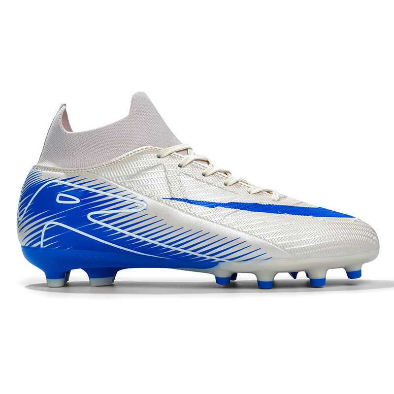 2025 nuevos zapatos de fútbol transfronterizos para hombres y mujeres AG clavos largos zapatos de entrenamiento antideslizantes juveniles de moda estudiantil