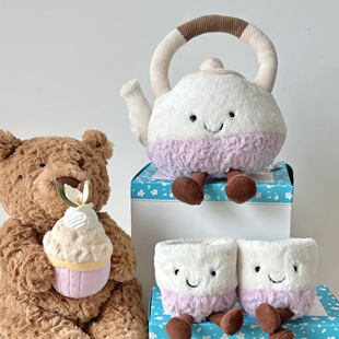 jellycat��Ʒ�Ϻ��޶������ܲ��ˮ��ë�q��ż�����}�Q���������l