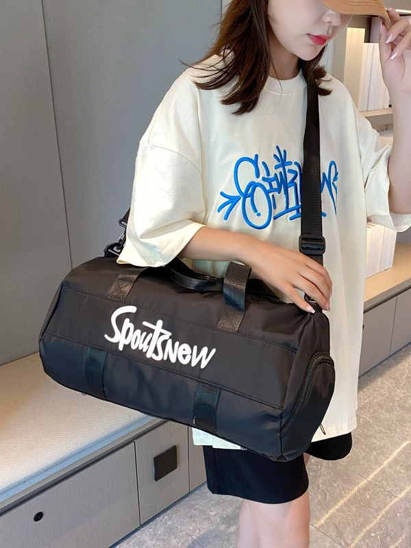 Bolsa de fitness para mujer bolsa de separación húmeda y seca Portátil Bolsa De deporte útil mochila de fitness para hombre bolsa de equipaje de tela Oxford image 4
