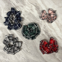 跨境毛绒玩具挂件小挎包公仔玩偶娃娃着替配饰装扮迷你格子斜挎包