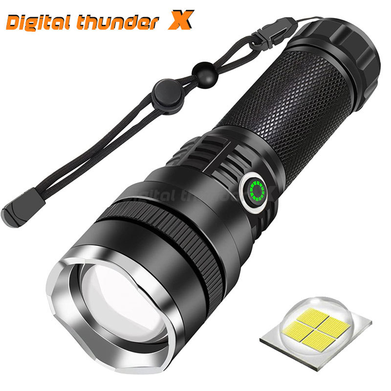 Transfronterizo nueva P50 linterna USB recargable al aire libre linterna LED Sonda de emergencia camping linterna de luz fuerte al por mayor