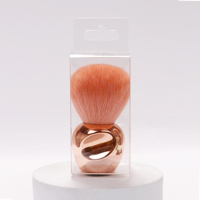 Nuevo polvo de uñas cepillo único polvo suelto rubor cepillo polvo belleza maquillaje cepillo novato belleza herramientas en forma de manzana