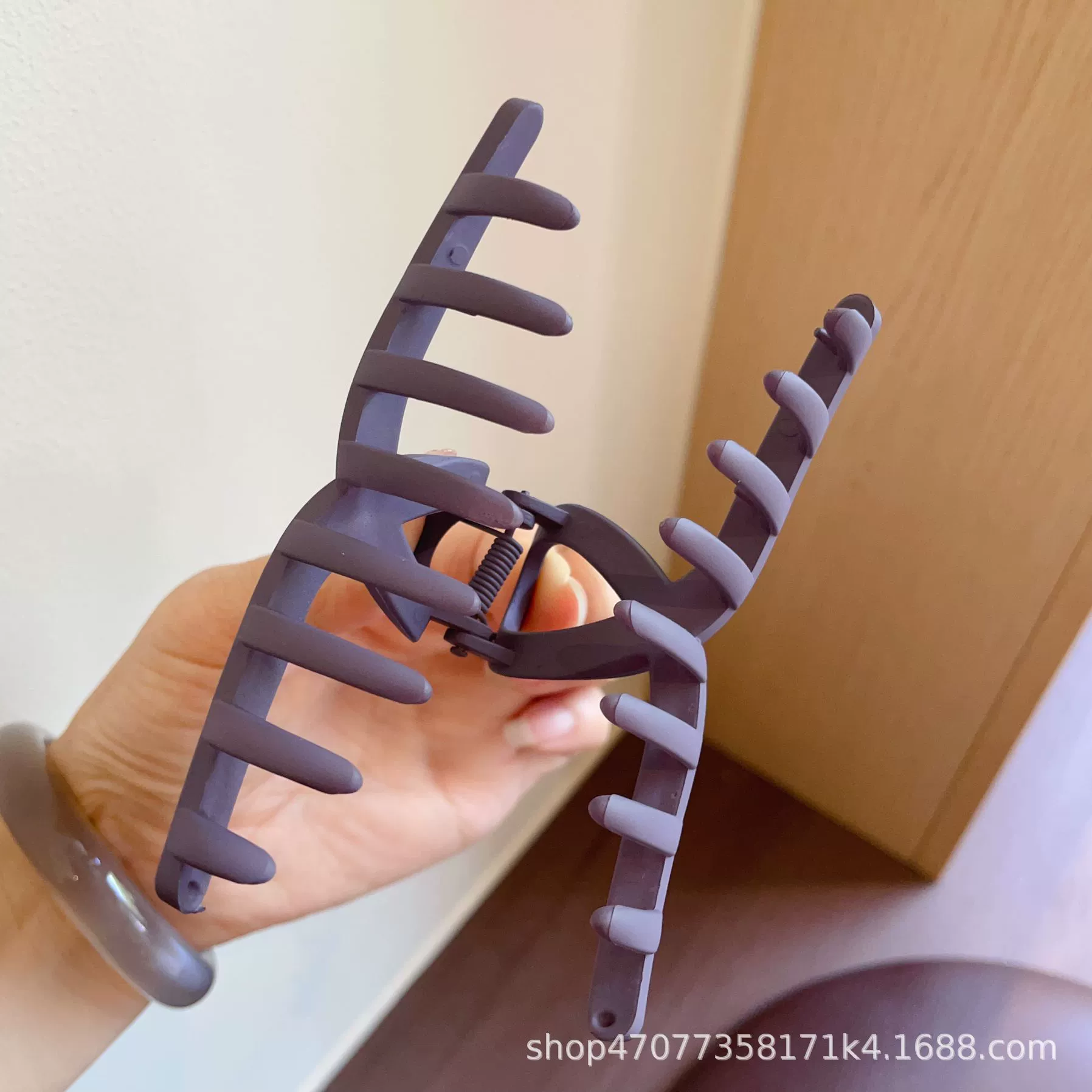 Матовый большой летний краб-пин, заколка для волос, акула, Hairpins, аксессуар для волос, простой и элегантный дизайн
