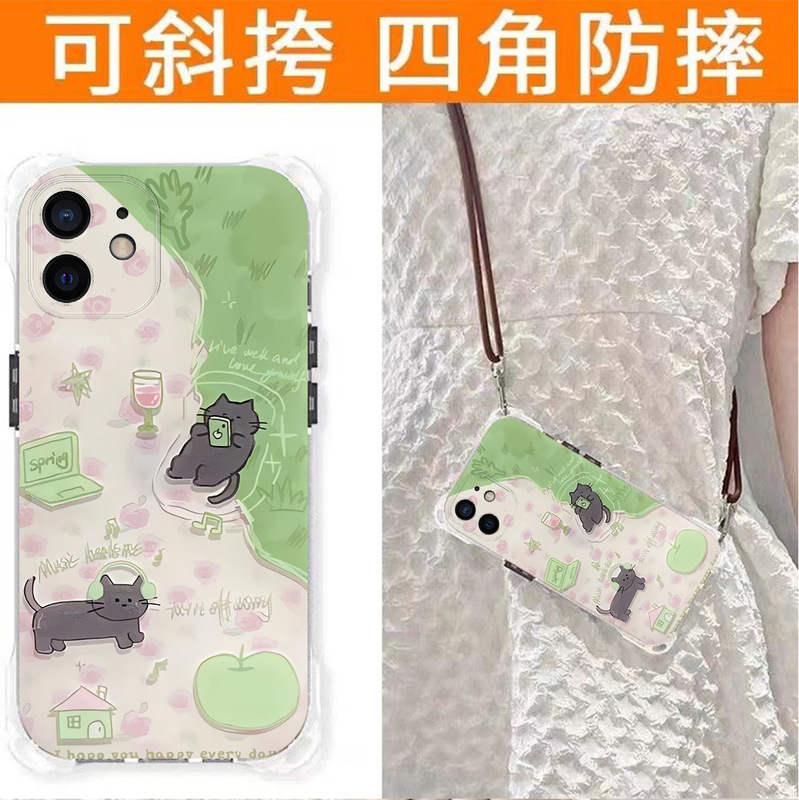 Spring Cute Butterfly Deer Rabbit Dog Suitable for Iphone16Promax Apple 14 Mobile Phone Case 13 Female 15 Spring Cute Butterfly Deer Rabbit Dog Suitable for Iphone16Promax Apple 14 Mobile Phone Case 13 Female 15