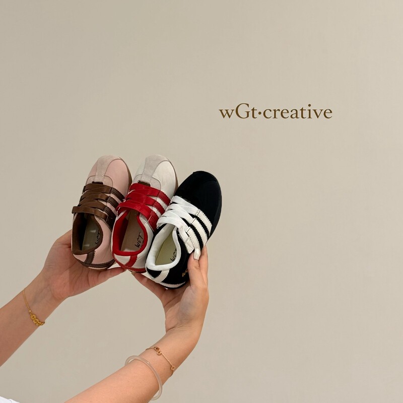 Girls' German training shoes 2026 autumn new model boys' Forrest Gump shoes Korean style color-blocking casual sports shoes retro sneakers