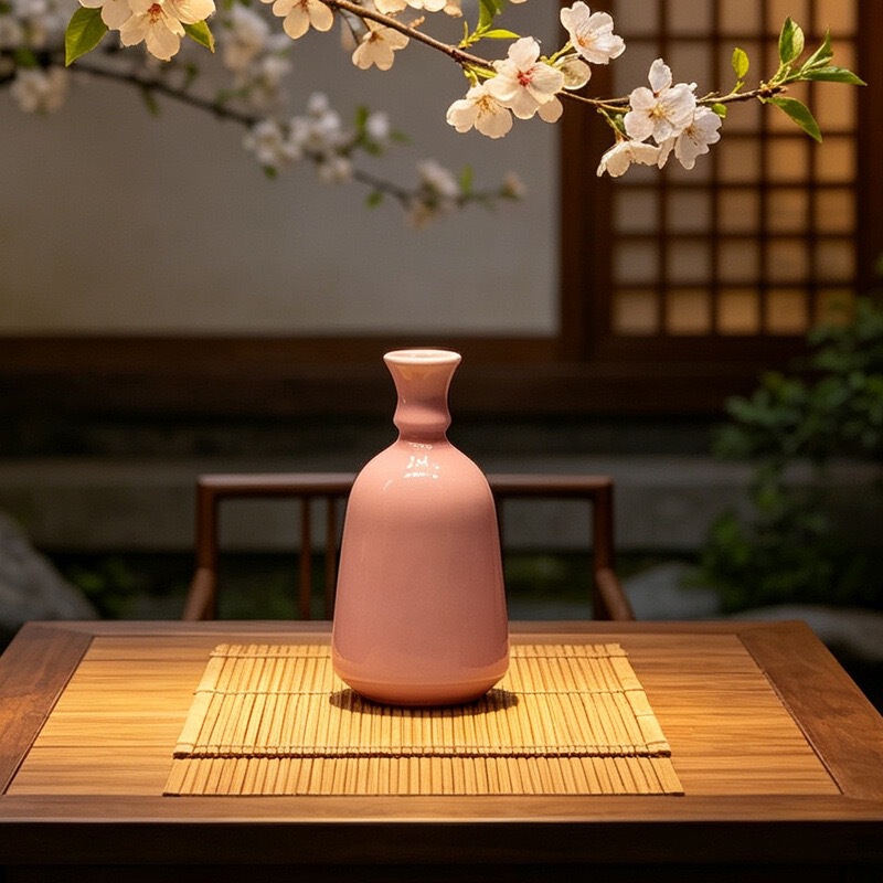 Jingdezhen Handmade Ceramic Crystal Vase Desktop Pottery Ornaments Flower Arrangement Gradient Glaze Celadon Flower Vessel Decorations