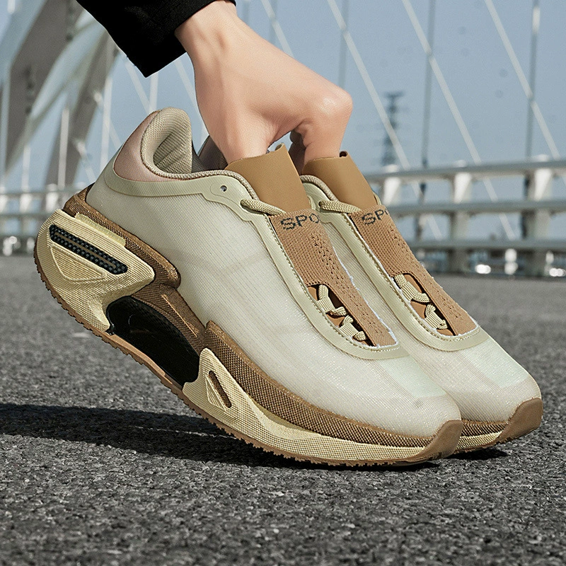 Ultra light shock-absorbing carbon plate for beloved, sports shoes for men and women for leisure, plus size