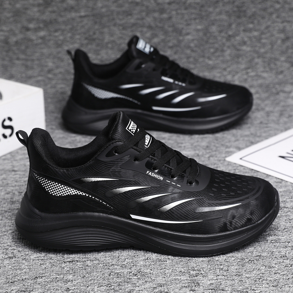 Men Running Shoes Tennis Shoes Sneakers Canvas Durable Cushioned Arch Support Footwear_voghion.com