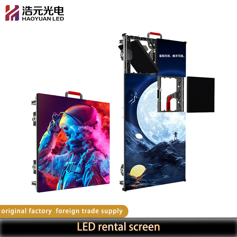 Indoor and Outdoor Rental Screen Advertising Video Wall Live Event Stage Full-Color Display Screen Portable