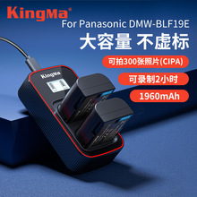 劲码DMW-BLF19E电池适用松下 BLF19GK DMC-GH3 GH5 GH4相机充电器