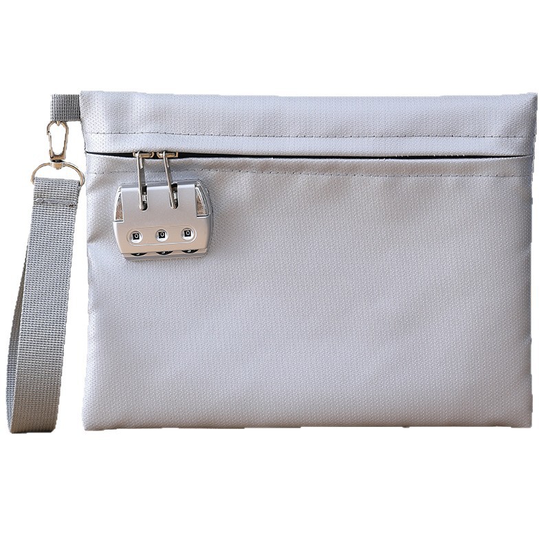 Bolsas de archivos de archivos valiosos de Amazon Hot Sale en stock bolsa de archivos ignífugo impermeable