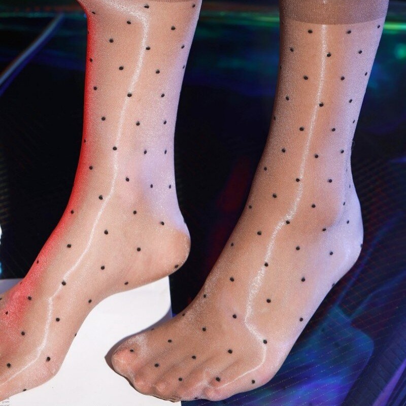 Polka dot socks leg-shaping stockings various colors suitable for all seasons comfortable casual socks all-match stockings