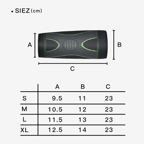 Amazon Sports Knit Double Ribbed Pressure Elbow Support with Four-Way Stretch Fitness Anti-Slip Breathable Sweatproof Nylon Elbow Support