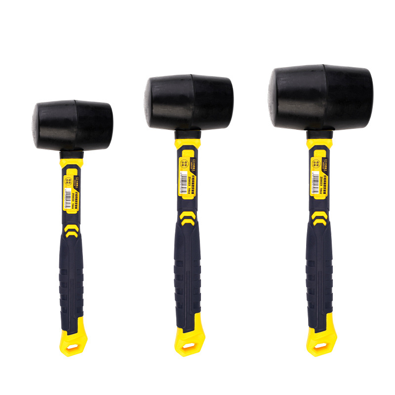 长城精工橡胶锤家用贴砖装修安装锤尼龙地板橡胶锤木工敲击橡胶锤