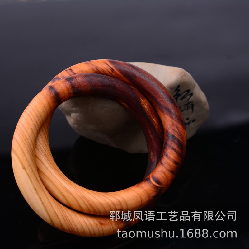 雷打桃木乾坤輪金剛輪陰陽環北斗七星雷打木手串ブレスレット男性用玩具|undefined