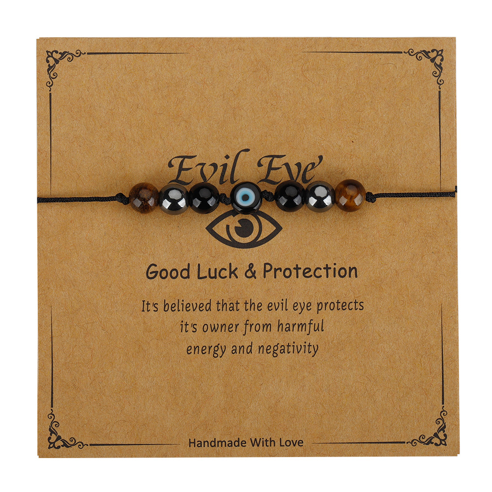 Lucky Evil Eye Red String Bracelet Adjustable Protection Jewelry_voghion.com