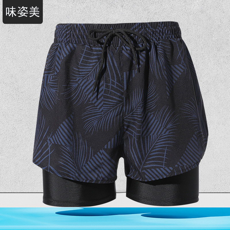 Leaves (double-layer men's pants)