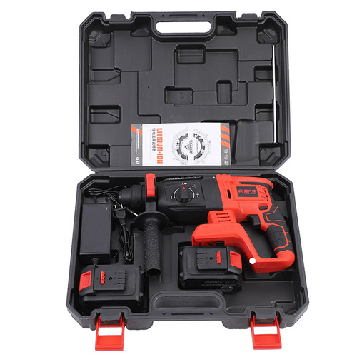 Industrial-grade brushless hammer drill lightweight rechargeable multi-function impact drill high-power dual-use lithium hammer drill