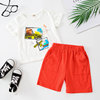 Summer thin sports suit, summer clothing for leisure for boys, shorts, set, 2021 collection