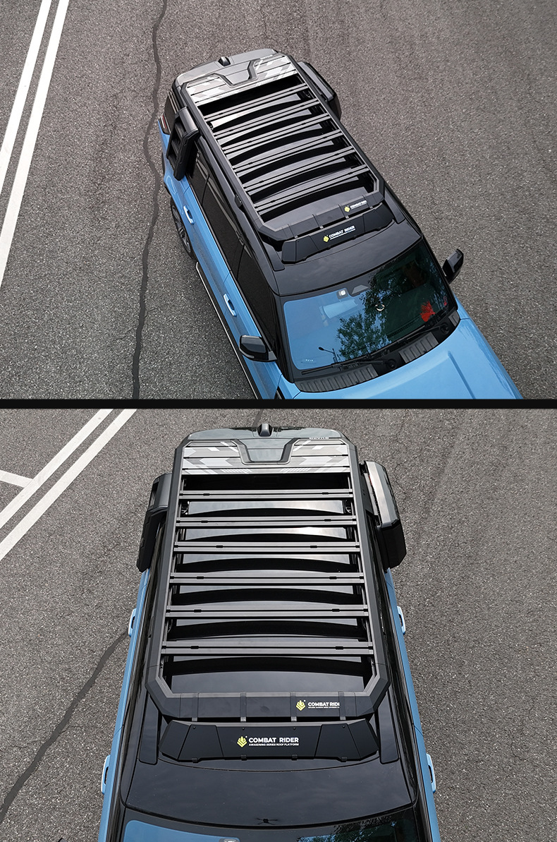 Jishi 01 Roof Luggage Rack Frame Off-Road Appearance Modification Parts Platform Ladder Aluminum Alloy Side Bag Dedicated Accessories