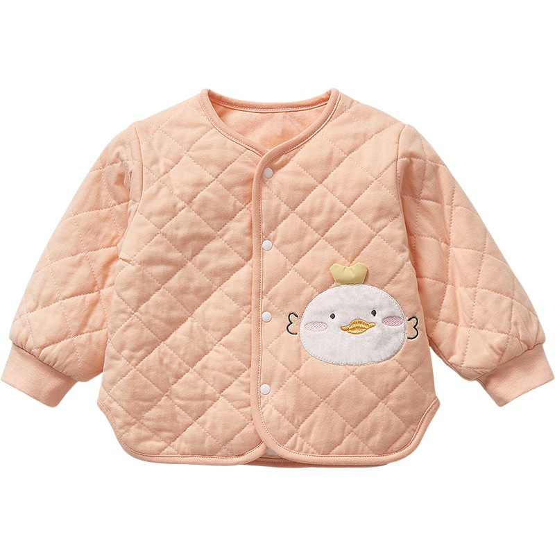 Bebé abrigo otoño y el invierno de los niños fino acolchado engrosado Top niñas cardigan abrigo ropa abrigo los niños ropa invierno