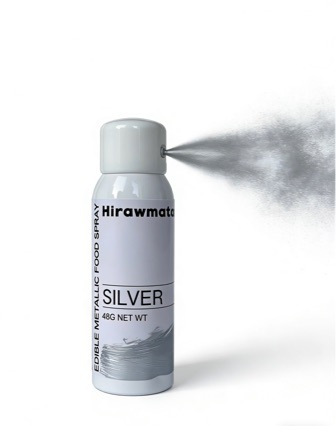 Edible cake and pastry spray for foreign trade, net content 48g, decorative gold powder, pearlescent powder, food coloring, aerosol can
