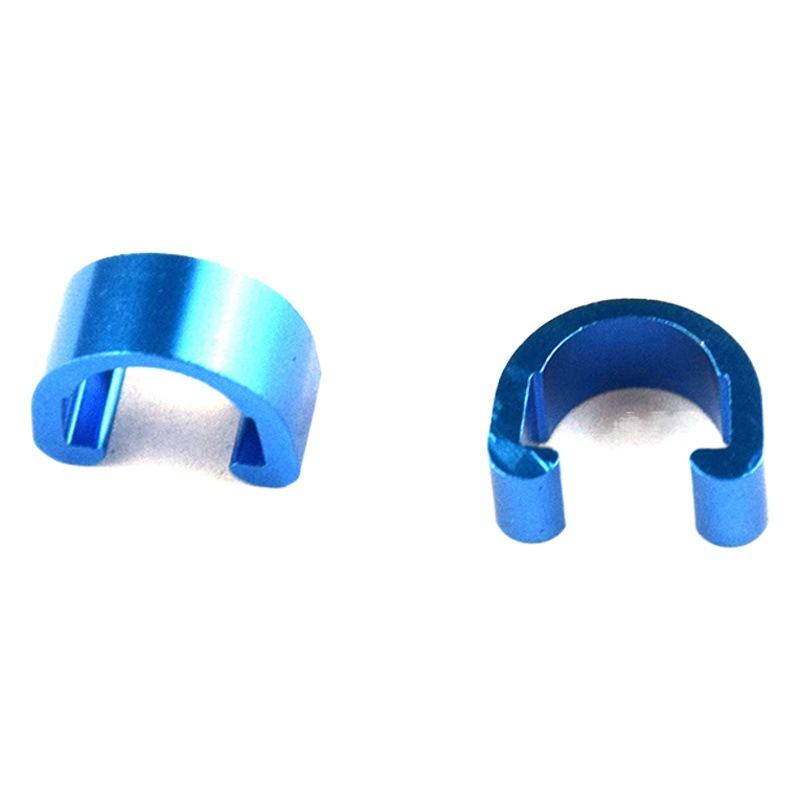 Mountain bike variable speed brake pipe buckle oil pipe buckle aluminum alloy C- shaped buckle U-shaped over-line buckle frame small parts