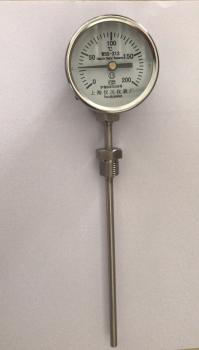 仪川  不锈钢双金属温度计WSS-581,L=80直径8mm,0-200℃万向 WSS-581,L=80直径8MM,0-200℃万向,M27X2,表盘直径150 11G2736『固安捷』