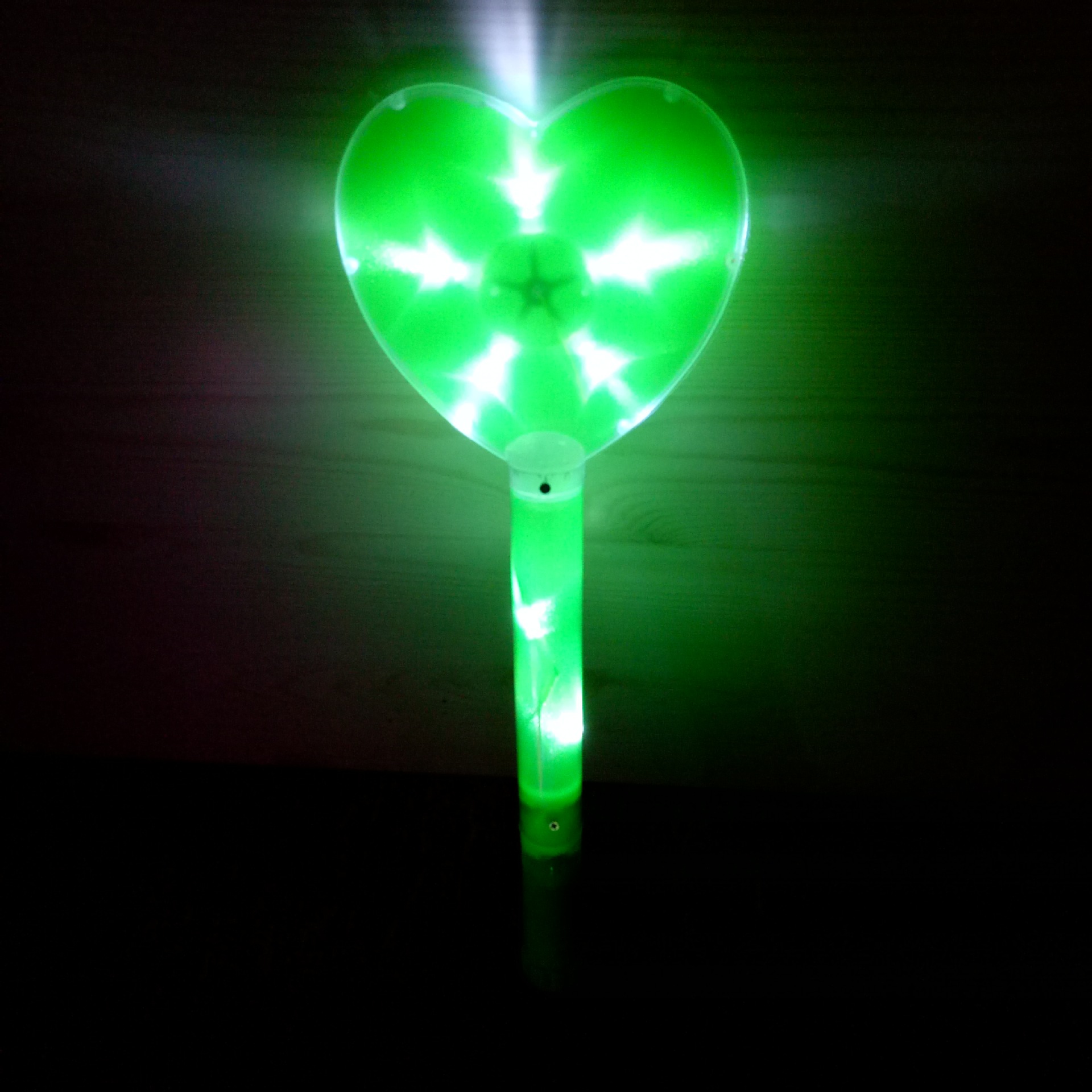 Largo amor luz palo estrella ventilador alegría apoyos LED amor luz palo concierto luz palo